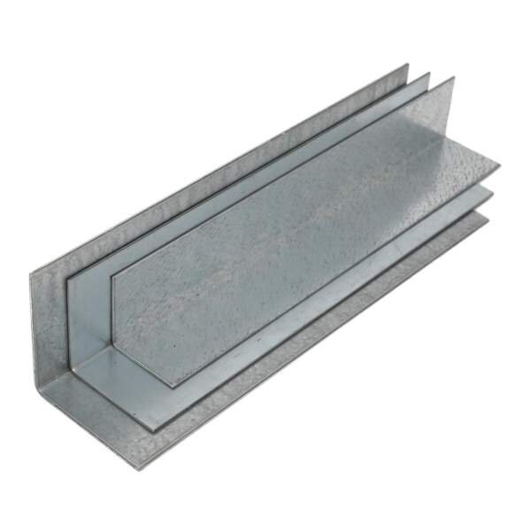 Custom made steel L profile 2 mm