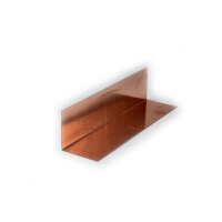 Custom made copper L profile 0.8mm